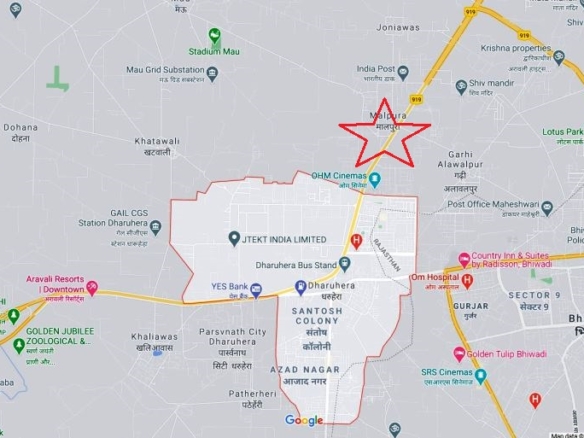 9 Acres Industrial land for sale Dharuhera