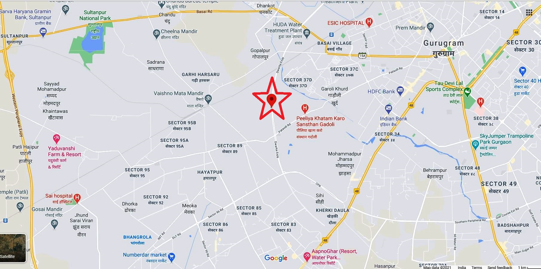 Dwarka Expressway Frontage Land For Sale Gurgaon