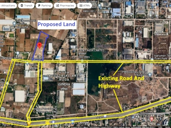 Warehouse and Industrial Land Near Dharuhera Industrial Area Rewari