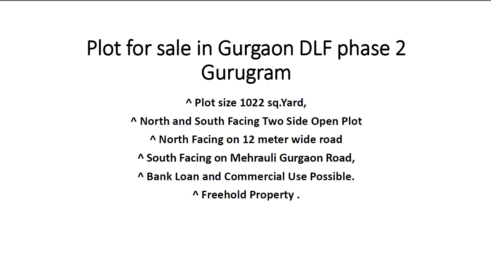Plot for sale in Gurgaon DLF phase 2 Gurugram