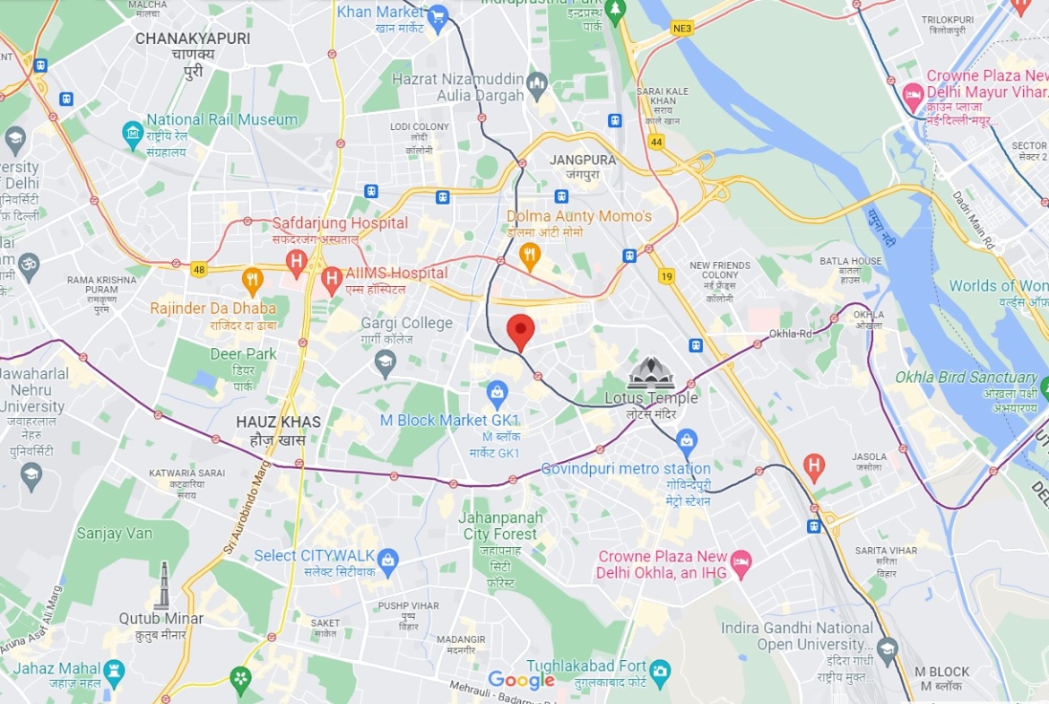 Commercial Plot For Sale, East of Kailash, New Delhi