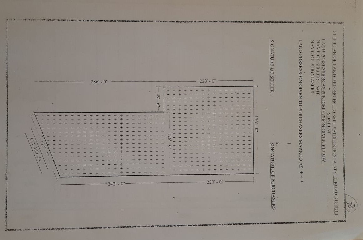 Commercial Land For Sale With Frontage On Delhi Jammu Highway Kundli Sonipat Haryana