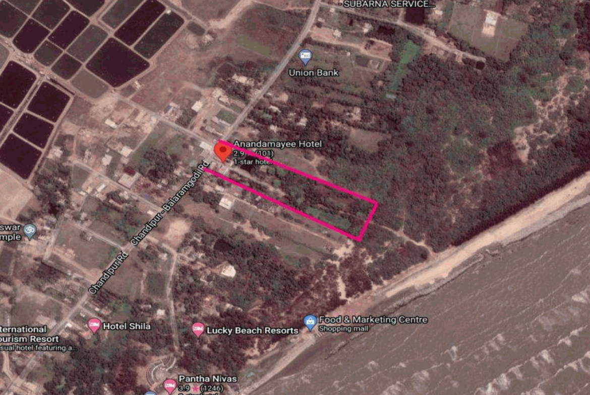 Sea Beach Resort Hotel For Sale in Chandipur At Balasore Odisha