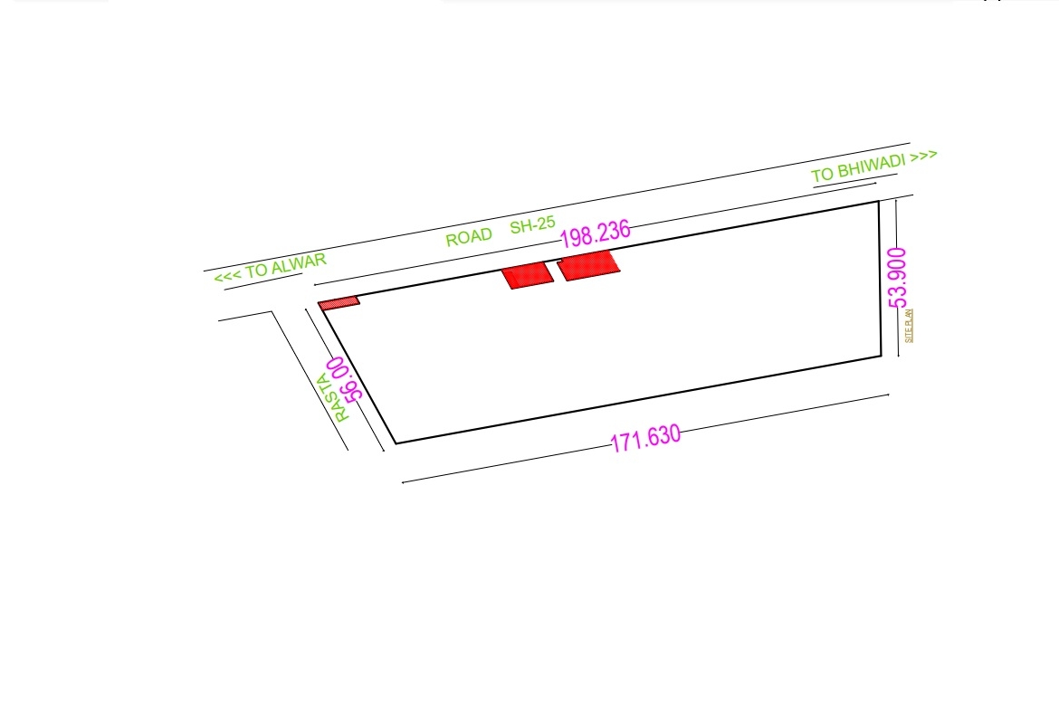 Industrial Plot In Bhiwadi For Sale Can be use for Commercial Hotel Mall or Residential