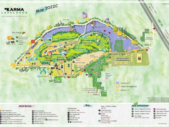 Karma Lakelands Master plan