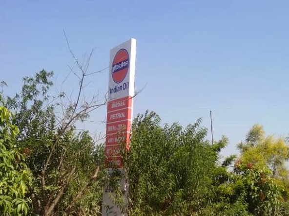 CNG Pump For Sale In Bawal Haryana With Petrol and Diesel Bang on Delhi Jaipur Highway