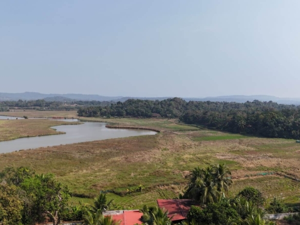 Residential Plot In Goa For Sale Make Your Own Independent House Bungalow Villa with River View