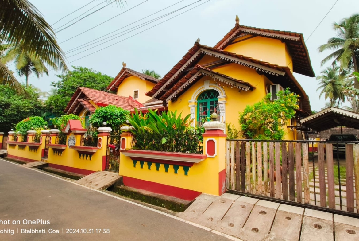 Beautiful Heritage Style Portuguese Villa For Sale In Goa