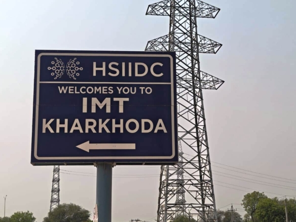 North East Facing One Acre Industrial Land Plot In Kharkhoda For Sale