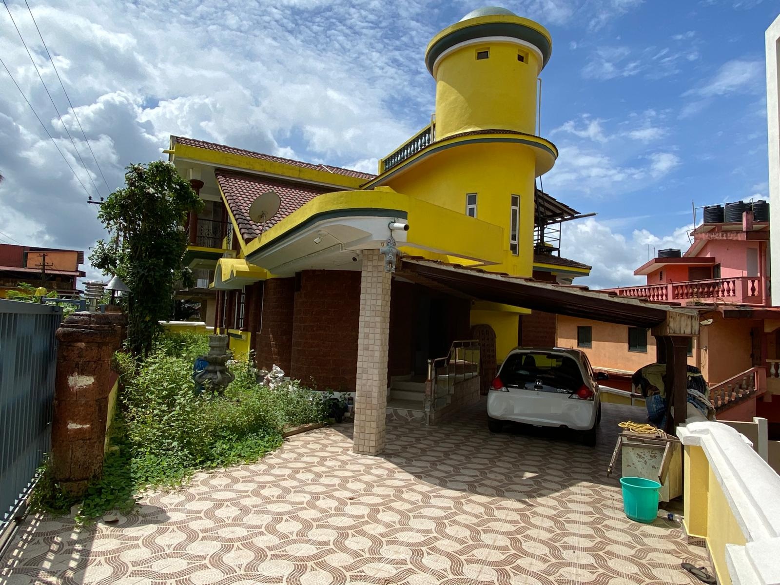 Goan Architecture Bungalow For Sale Near Panjim Goa